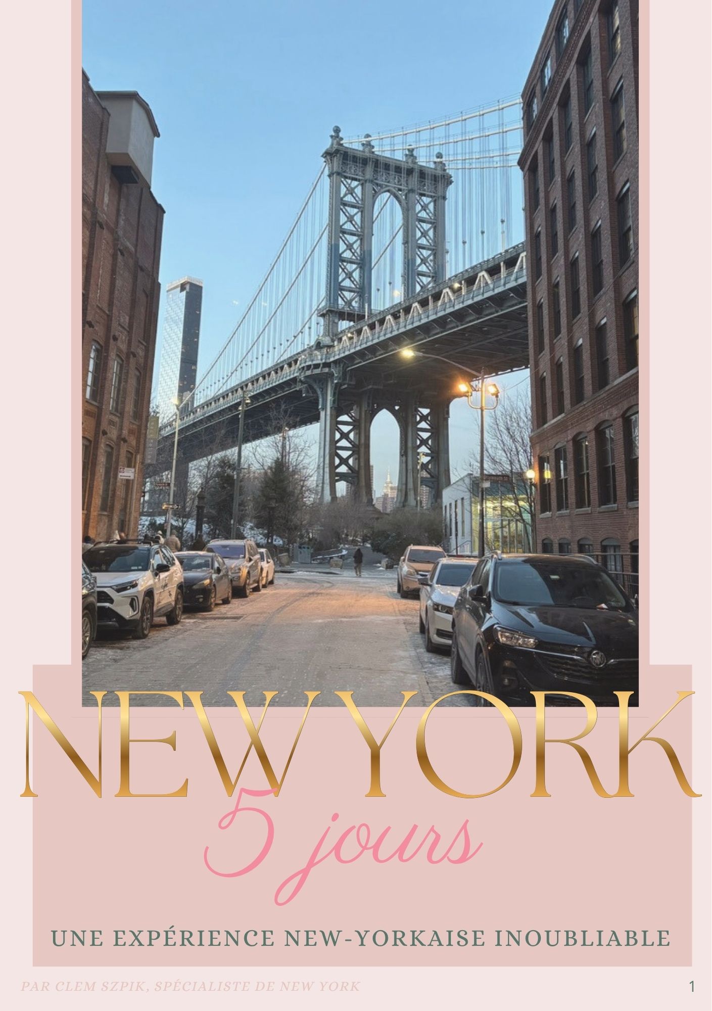 Carnet NYC 5 Jours